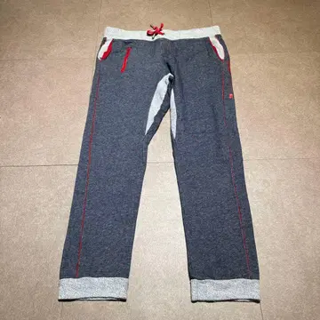 ES Collection 스웨트 팬츠 네이비 그레이 스페인산 면 XL