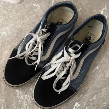 VANS 하이컷 스니커즈 네이비/블랙