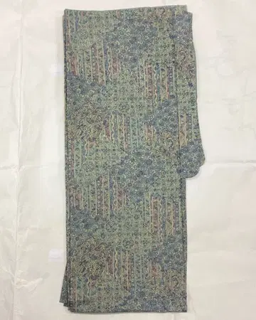 코몬 이중 기모노 그린 계열