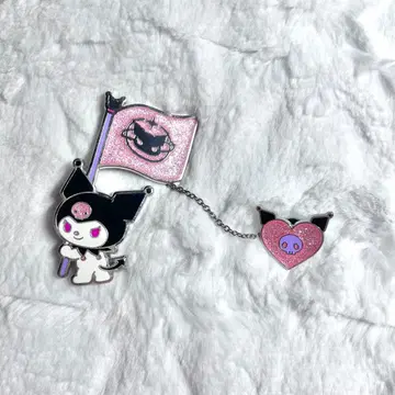 한국 산리오 쿠로미 핀 배지