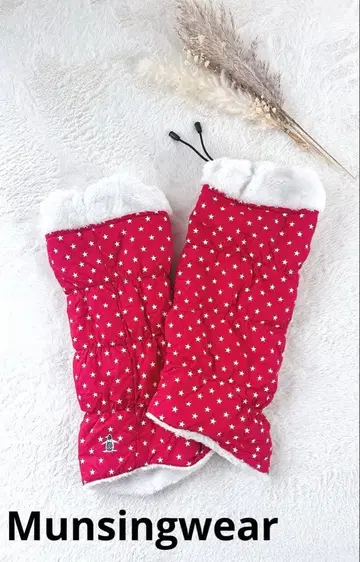 먼싱웨어 골프 레그 워머 충전솜 따뜻한 방한