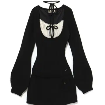 andmary Raven gather set up black