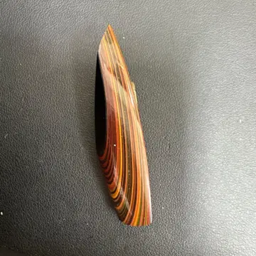 스톤제 스트라이프 브로치