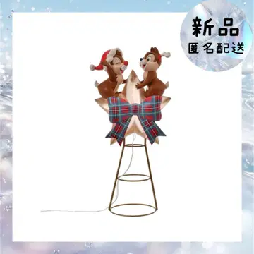 칩과 데일 트리 토퍼 라이트업 디즈니 스토어