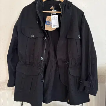 밀리터리 코트 후드