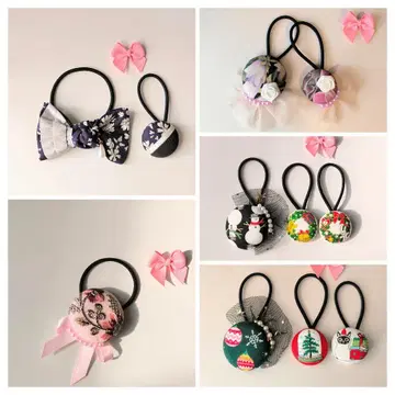 [리버티] 리본&펄 머리끈