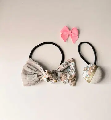 [리버티] 리본&펄 머리끈