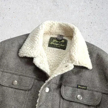 Wrangler BEAMS 별주 보아 런치 코트 S 트위드 그레이