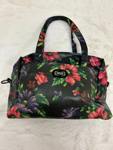 FEILER 페이러 플라워 프린트 토트백 핸드백