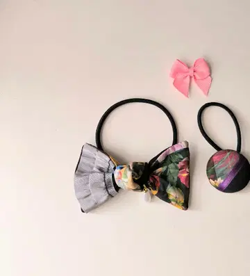 [리버티] 리본&펄 머리끈