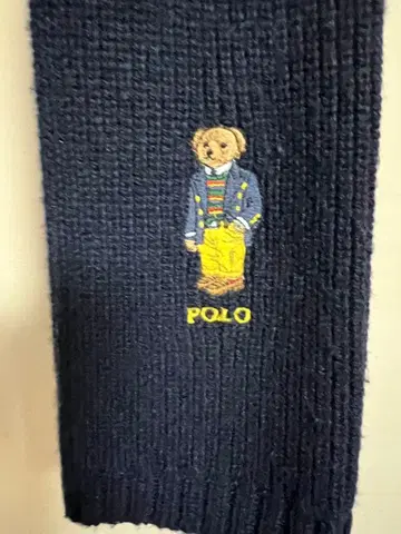 POLO 베어 머플러