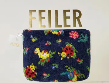 새상품 페이러 FEILER 하이디 파우치 네이비