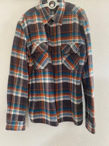 EDWIN 체크 무늬 아우터 L 사이즈