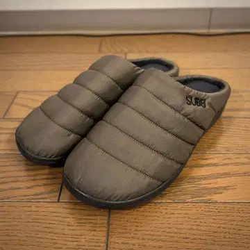 SUBU 스브 슬립온 샌들 외출용 카키 사이즈 2