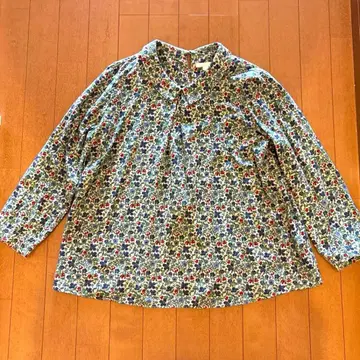 [ 새상품급 ] LIBERTY 플라워 프린트 긴팔 셔츠 블라우스 프리