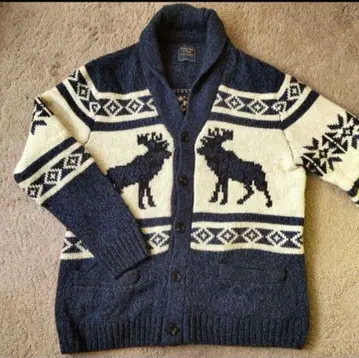 레어 아바클로 Abercrombie&Fitch 카우친 스웨터 L