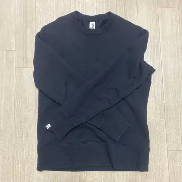 LOOPWHEELER BEAMS 블랙 맨투맨