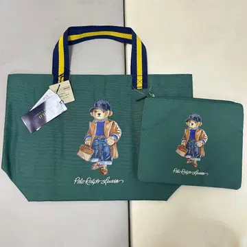 미사용 새상품 폴로 랄프 로렌 토트백 폴로베어