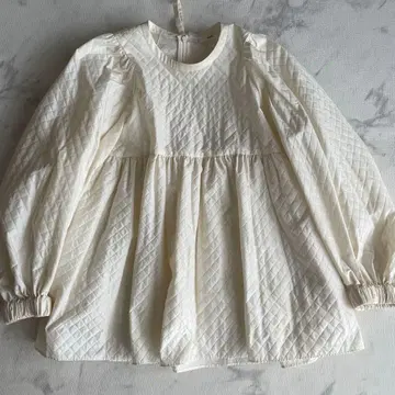 yori 퀼팅 블라우스 긴팔