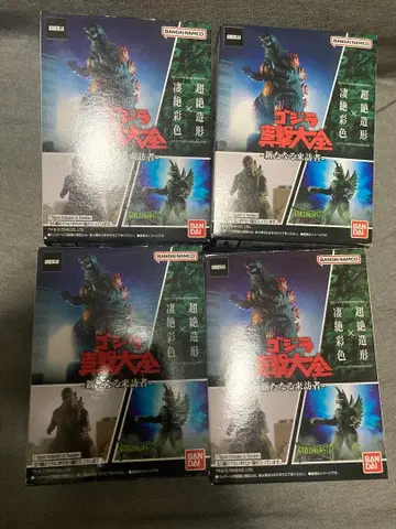 고질라 진격대전 새로운 방문자 4종 세트