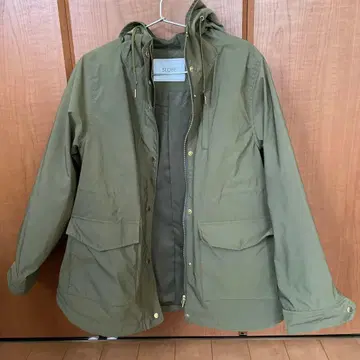 SLOBE IENA 후드 밀리터리 미들 블루종 카키 38