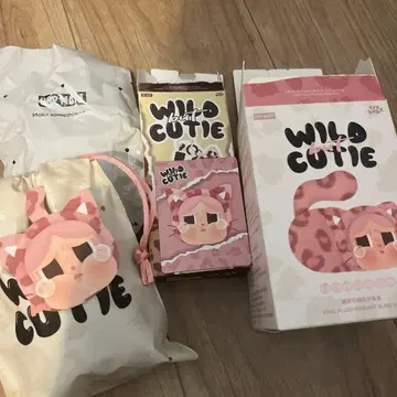 crybaby Wild but Cutie Pink Cutie 고양이 세트