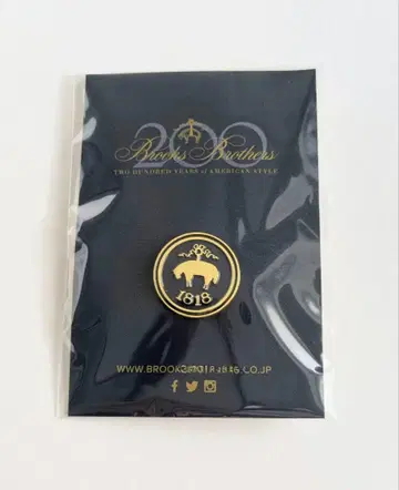 브룩스브라더스 200주년 한정판 핀즈 핀 배지 핑