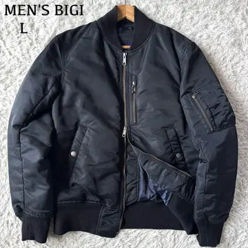 새상품급 남성용 비기 충전솜 MA-1 밀리터리 자켓 블루종 네이비 L