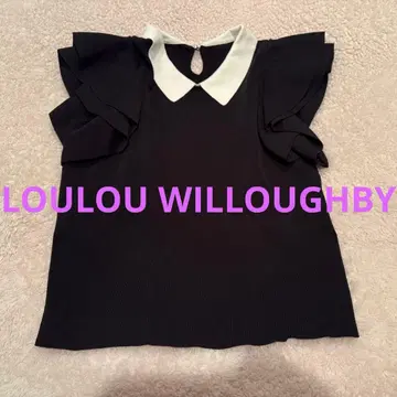 LOULOU WILLOUGHBY 슬리브리스 상의 루루 윌비