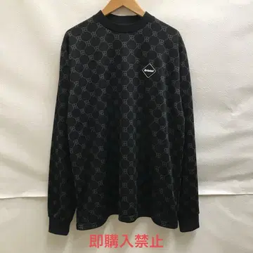 nm-2399.F.C.R.B. MONOGRAM L/S BAGGY TOP