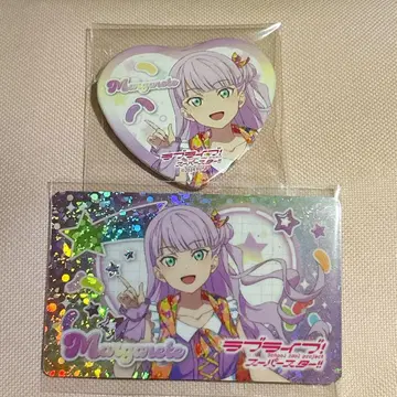 Liella! 빈 마르가레테 홀로그램 캔뱃지 카드