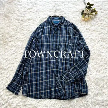 90s TOWNCRAFT 체크 셔츠 USA XL