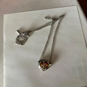 하트형 실버 925 목걸이