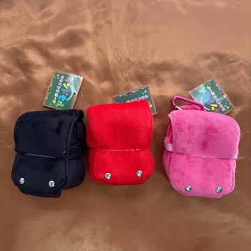 란도셀 봉제 인형 파우치 빨간색 핑크 블랙 3세트