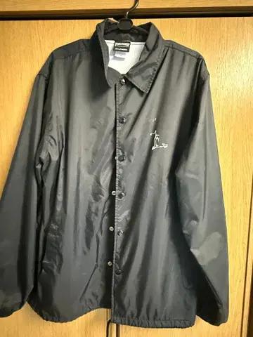 THRASHER 나일론 자켓 블랙