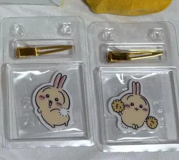 치이카와 헤어 클립 아크릴 토끼