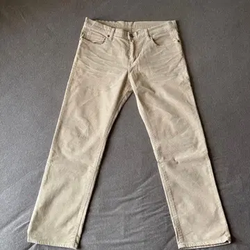 R.H VINTAGE 베이지 스트레이트 코듀로이 팬츠