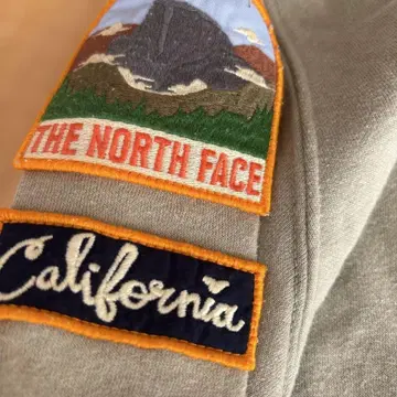 SALE THE NORTH FACE 후드티 XL 속기모 연두색