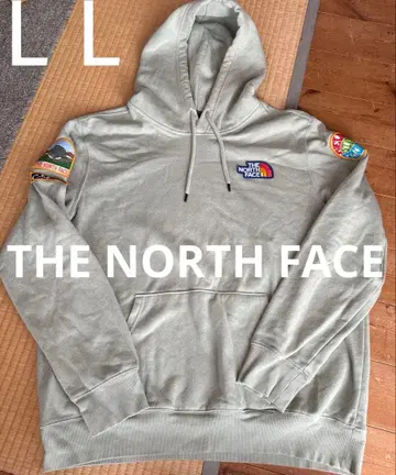 SALE THE NORTH FACE 후드티 XL 속기모 연두색