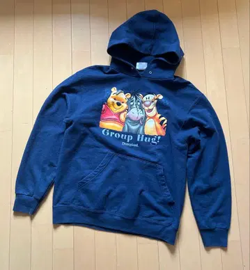디즈니랜드 푸우 후드티 L 빅 후디