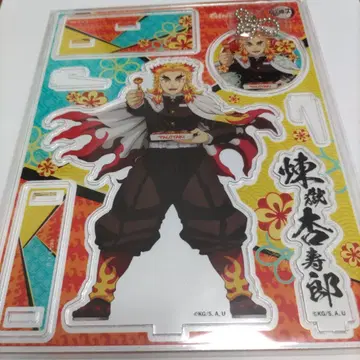 귀멸의 칼날 긴타코 콜라보 아크릴 스탠드 & 아크릴 키링 렌고쿠 쿄쥬로