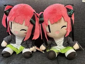 5등분의 신부 BIG 봉제 인형 나카노 니노 2개 세트