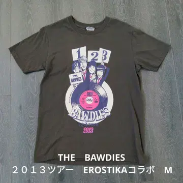 THE BAWDIES 2013 투어 티셔츠 M 사이즈