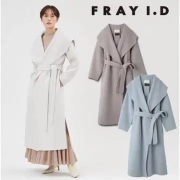새상품급 FRAY I.D 리버 코트 벨트 포함