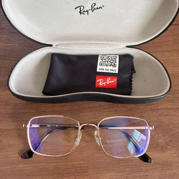 Ray-Ban RB 6437 핑크 골드 안경 도수 있음