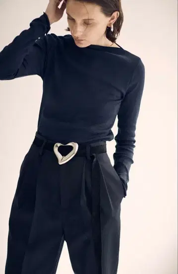 SEA BIG HEART SUEDE BELT 빅 하트 스웨이드 벨트