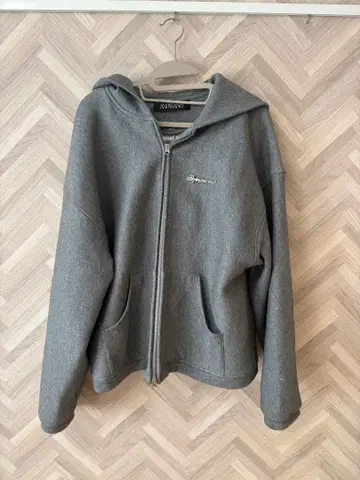 ANDWANG 키라키라 집업 그레이