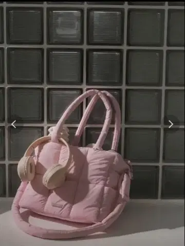 [ 요시다 아카리 ] 마쉬멜로우 토트백 핑크 dazzlin