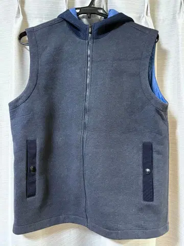 Z ZEGNA 후드 부착 네이비 베스트