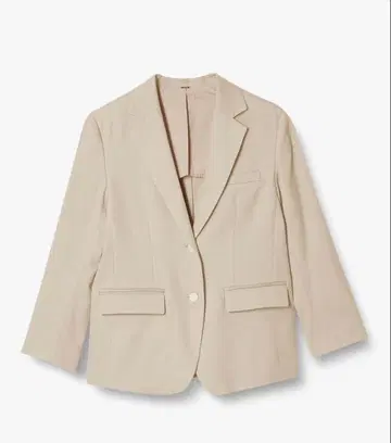 Mila Owen 금장 버튼 싱글 블레이저 라이트 베이지 사이즈 0